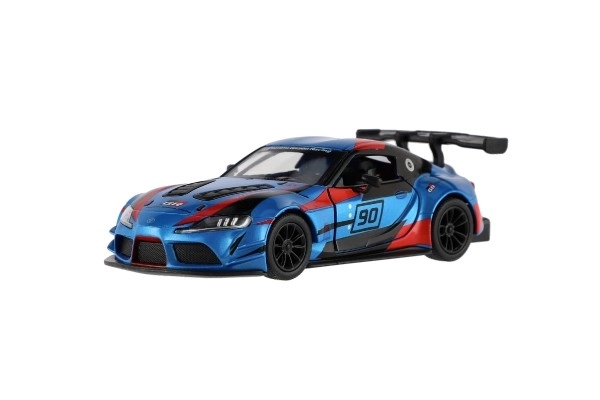 Auto Kinsmart Toyota GR Supra Racing kov 13 cm