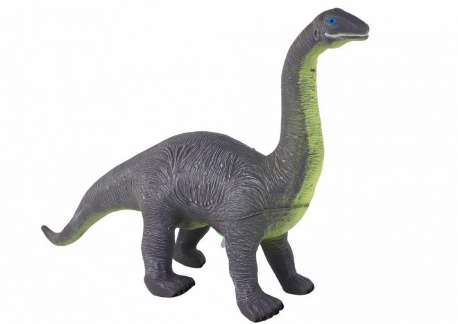 Velký dinosaurus Brachiosaurus Figurka Zvuk 33 cm šedá