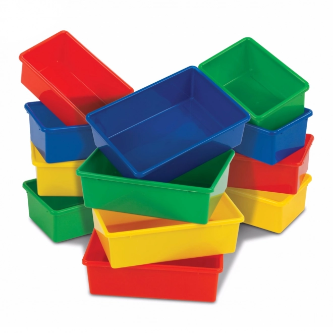 KidKraft Barevná polička s úložnými boxy