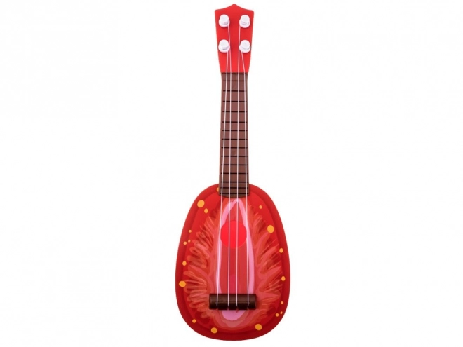 Ovocná ukulele kytara pro děti – jahody