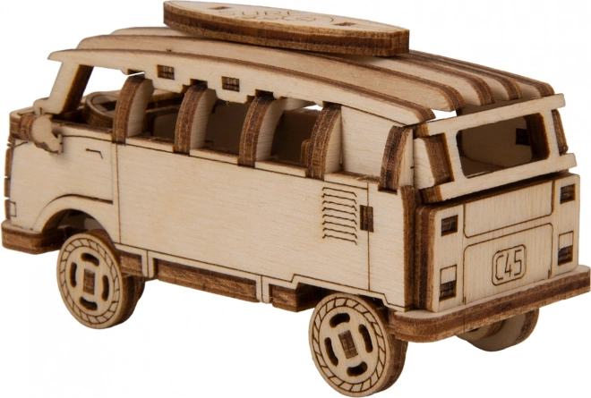 Wooden City 3D puzzle Superfast Minibus Retro