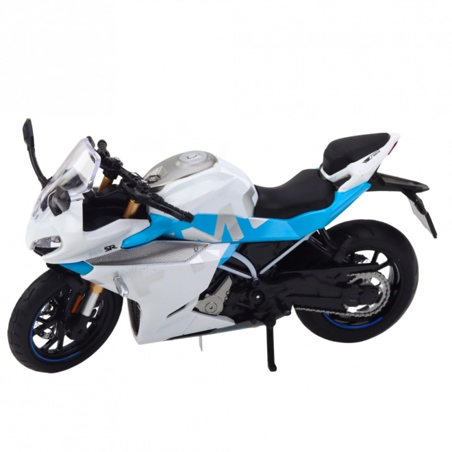 Sportovní kovový motocykl se světly a zvuky 1:12