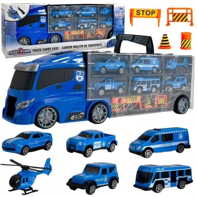 Policejní nákladní vůz 3v1 - Woopie