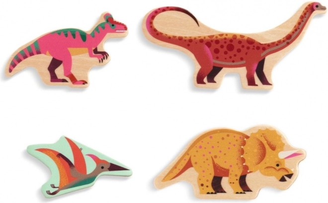 Dřevěná vkládačka Dino