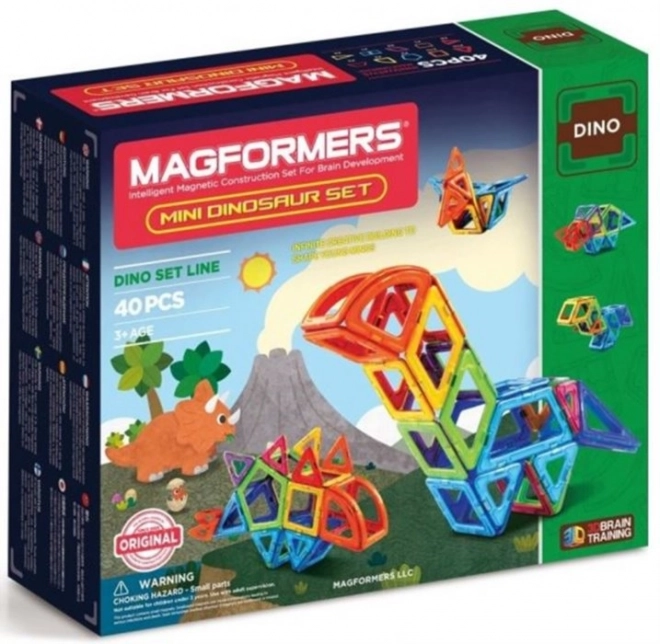 MAGFORMERS Mini Dinosaur Set 40 dílků