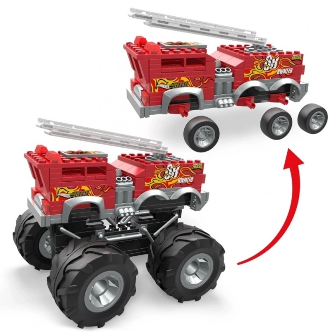 Stavebnice Monster Truck – Hasičské auto