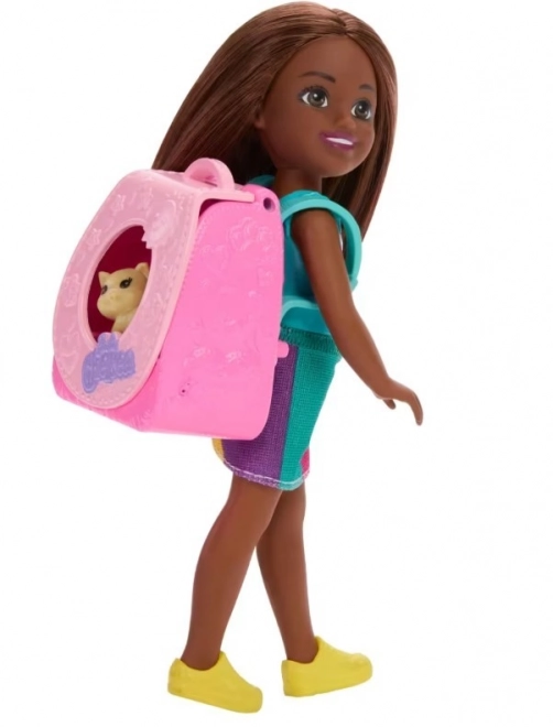 Chelsea panenka Barbie s překvapením a mazlíčkem