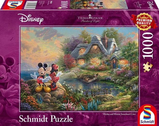 SCHMIDT Puzzle Miláčci Mickey a Minnie 1000 dílků