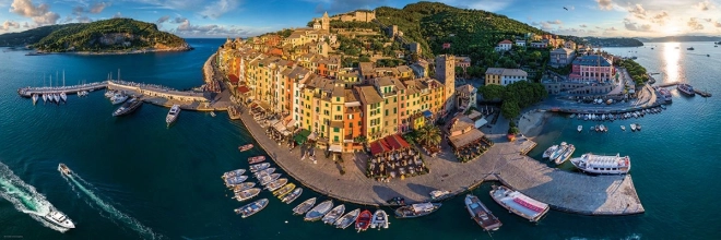 EUROGRAPHICS Panoramatické puzzle Porto Venere, Itálie 1000 dílků