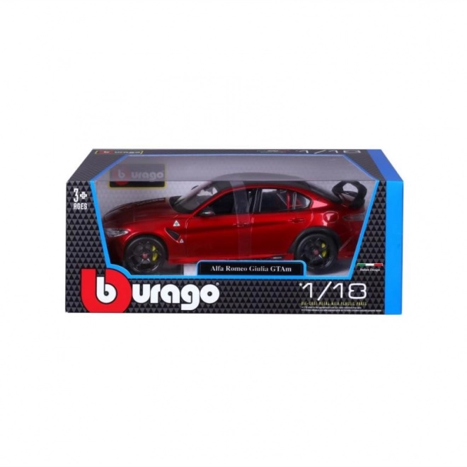 Bburago 1:18 Plus - Alfa Romeo Giulia GTAm - Met Red