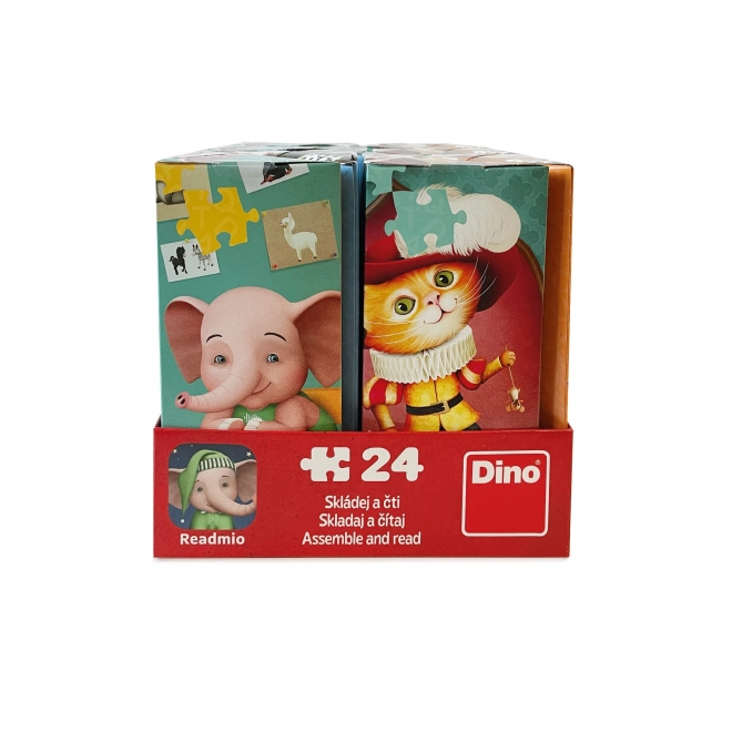 Dino Puzzle Sloník Mio 24 dílků