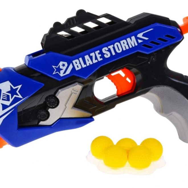 Pružinová pistole pro děti 8+ Blaze Storm 5 nábojů Pěnové kuličky + manuální mechanismus