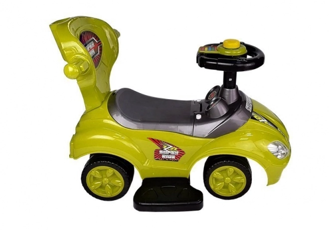 Mega Car 3v1 Push Ride Yellow