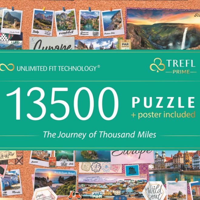 TREFL Puzzle UFT Cesta dlouhá tisíc mil 13500 dílků