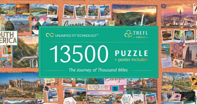 TREFL Puzzle UFT Cesta dlouhá tisíc mil 13500 dílků