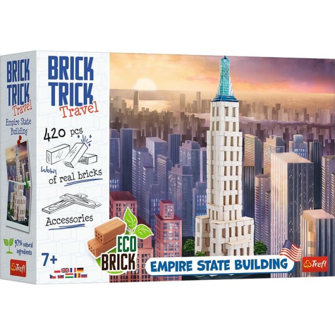 Cihlový trik Cesty cihly Empire State Building
