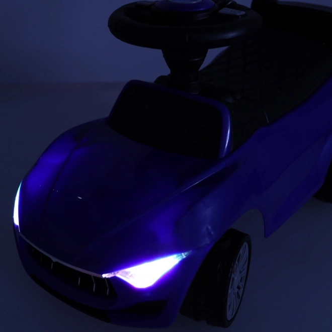 Dětské odrážedlo SuperCar se zvukem a světly – Modré