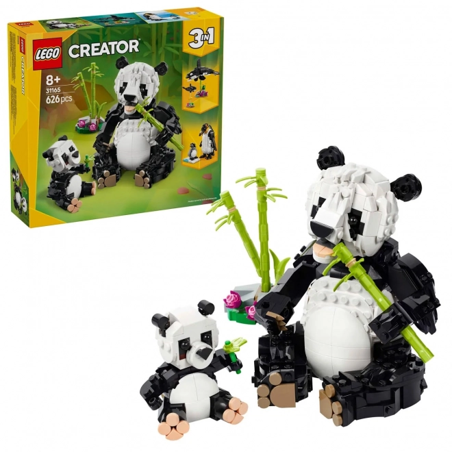 Zvířata v divočině: Rodina pand od LEGO Creator
