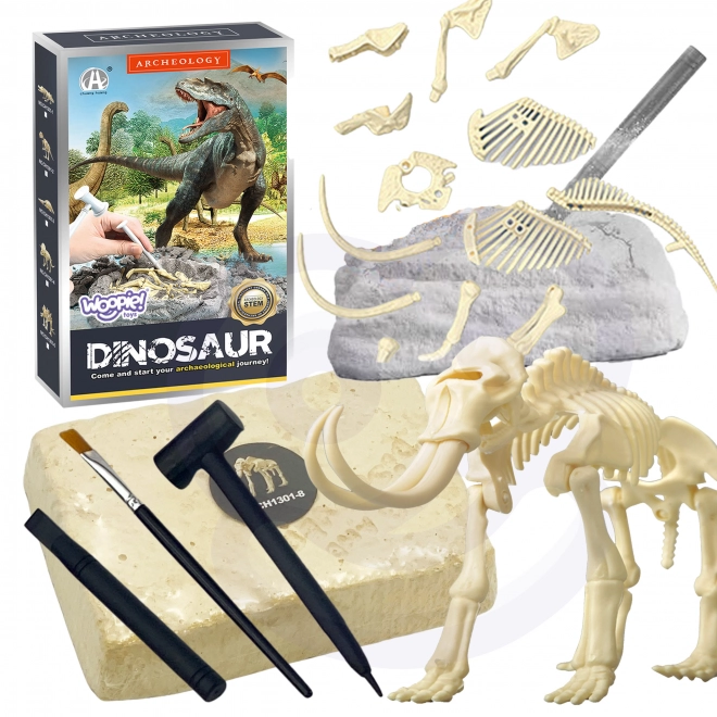 Woopie kreativní hračka kostra dinosaura archeologické vykopávky