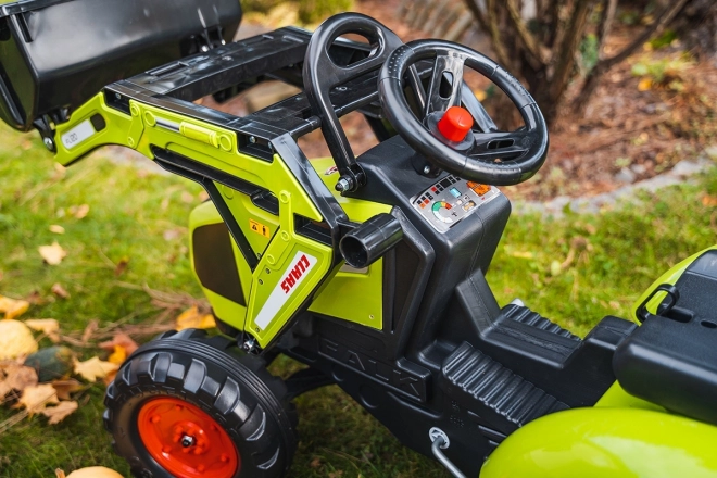 Traktor Claas Axos šlapací - s přední i zadní lžící + valník