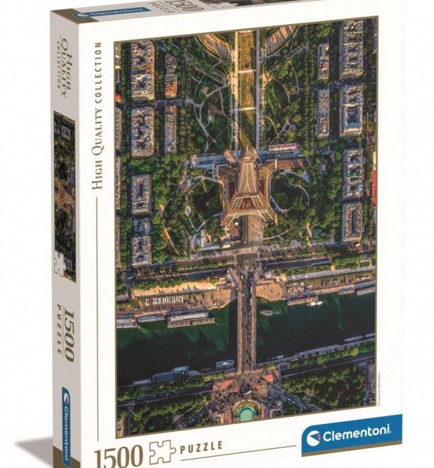 Puzzle 1500 prvků Létání nad Paříží
