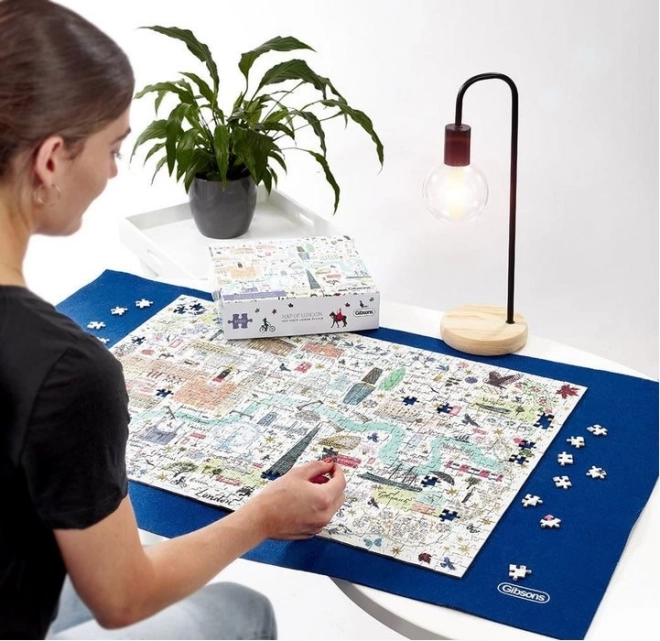 GIBSONS Puzzle Mapa Londýna 1000 dílků