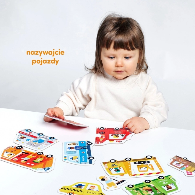 Puzzle k připojení - Auta