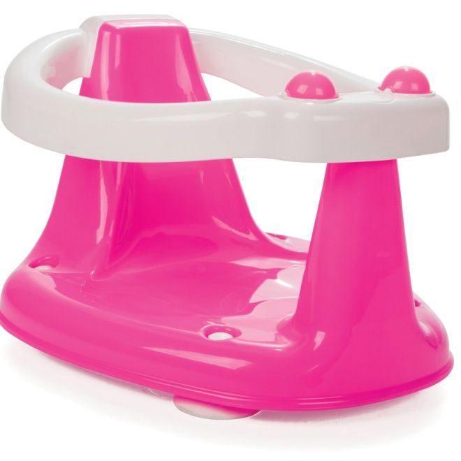 Sedátko hrací do vany růžové