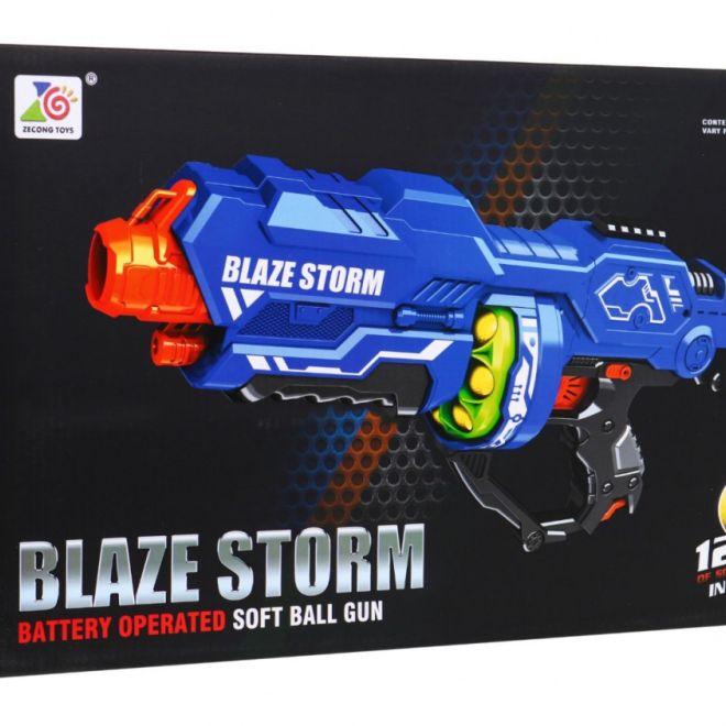 Velká puška pro teenagery 14+ Blaze Storm 12 nábojů Pěnové náboje + rukojeť navíc