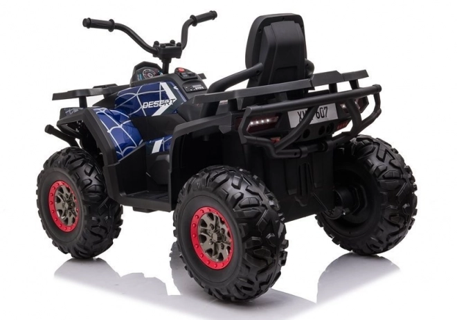 Dětská čtyřkolka na baterii XMX607 modrý lak spider