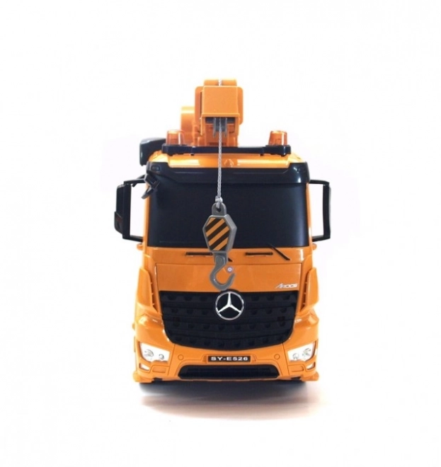 Mercedes Benz Arocs 2.4Ghz jeřáb 1:20 (zvuky a světla)