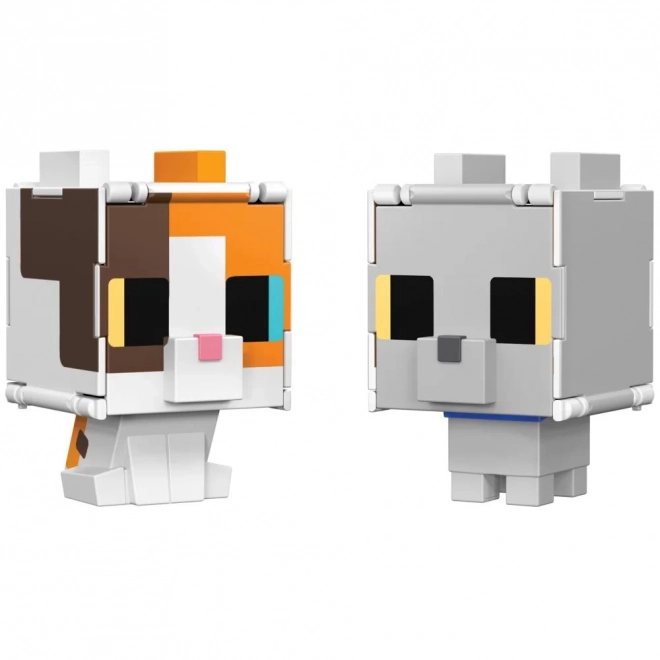 Figurka Minecraft s transformací 2 v 1, Tricolor Cat