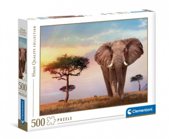 Puzzle 500 prvků Africký západ slunce