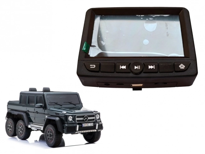 MP4 LCD panel pro bateriově napájený vůz Mercedes G63 SX1888