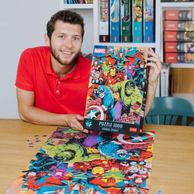 TREFL Puzzle Premium Plus Marvel: Hrdinové Marvelu 1000 dílků