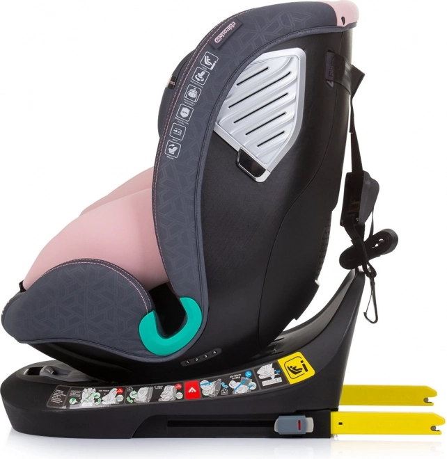 CHIPOLINO Autosedačka Supreme i-Size 40-150cm Isofix 360, Flamingo