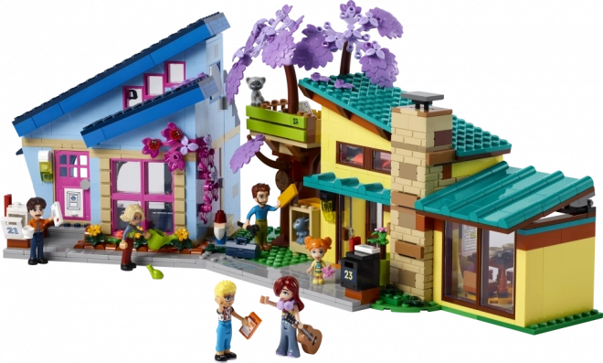 LEGO® Friends 42620 Rodinné domy Ollyho a Paisley