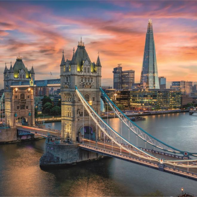 CLEMENTONI Puzzle Londýn za soumraku 1500 dílků