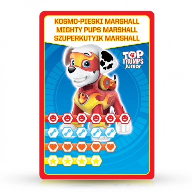 Top Trumps karetní přebíjená Tlapková Patrola