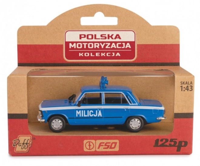 Vozidlo PRL Fiat 125P Militia