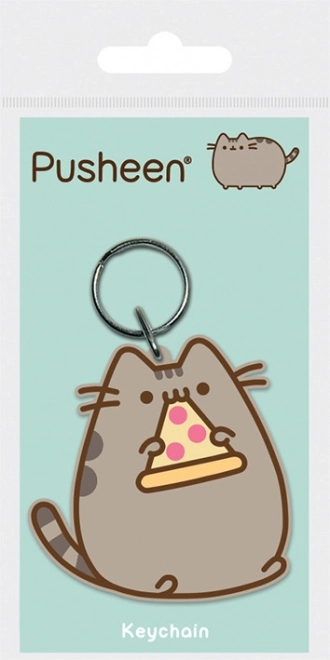 Klíčenka Pusheen s pizzou