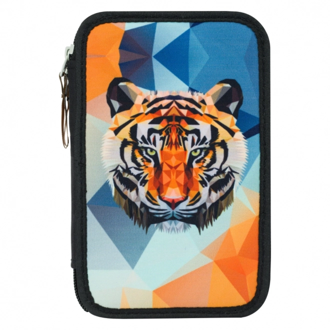 BAAGL Školní penál dvoupatrový Tiger