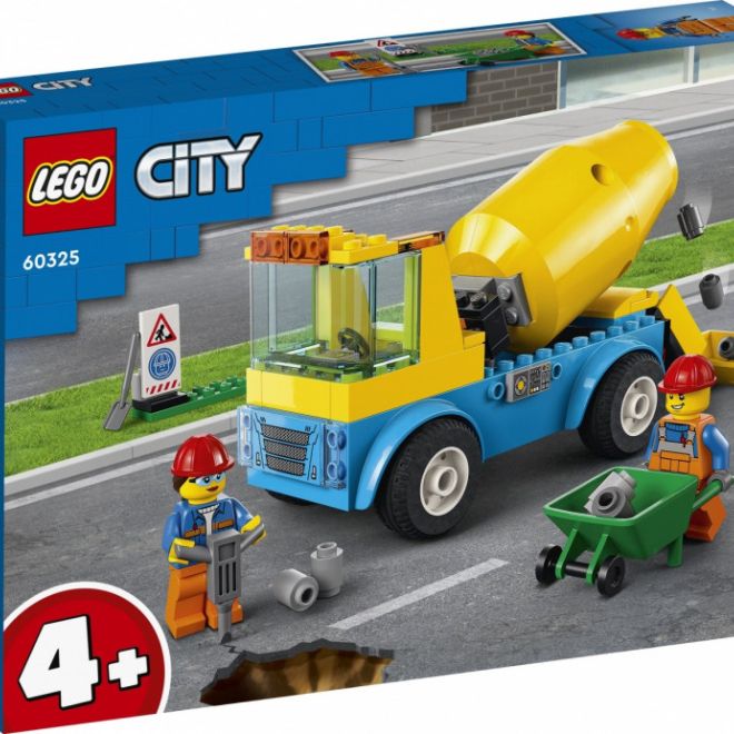 LEGO City 60325 Náklaďák s míchačkou na beton