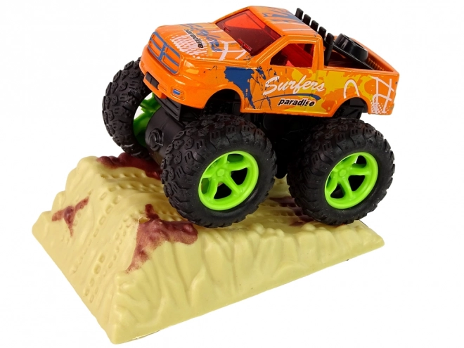 Monster Truck Big Foot gumové pneumatiky rampa