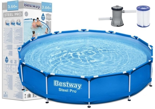 Sada zahradního rámu na bazén Bestway 366 x 76 cm 56681