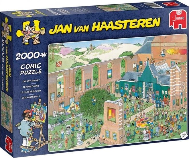 JUMBO Puzzle JvH Trh s uměním 2000 dílků