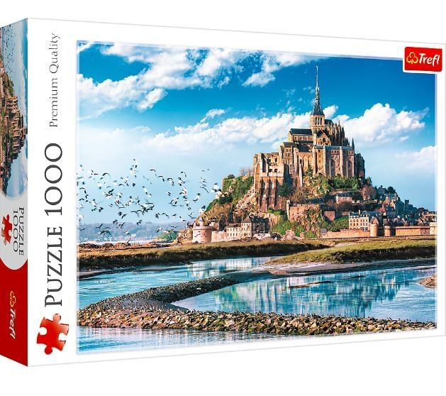 Puzzle 1000 prvků Mont Saint - Michel Francie