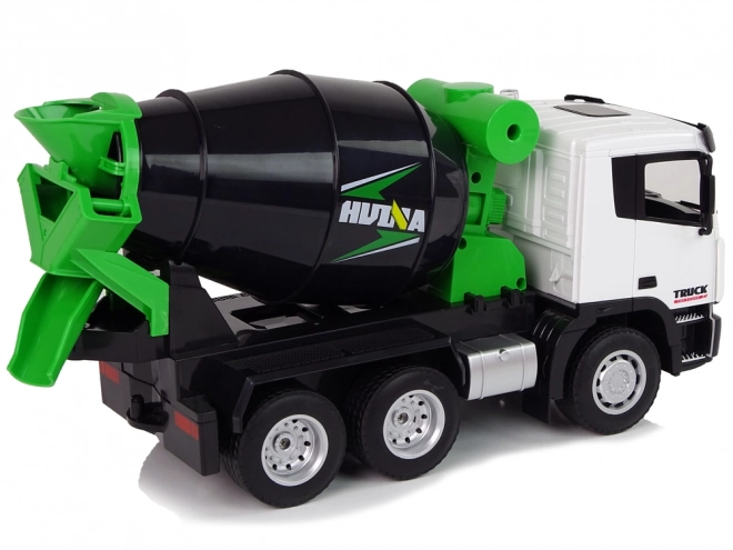 Dálkově ovládaná míchačka na beton 1:18 Black Huina 2.4G Rotating Bucket