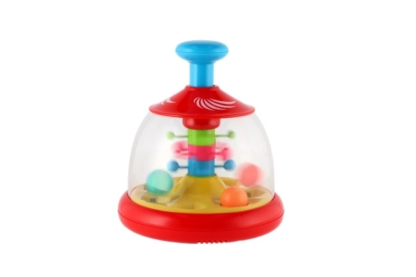 Kolotoč s míčky plast 18cm v krabici 18x23x17cm 6m+