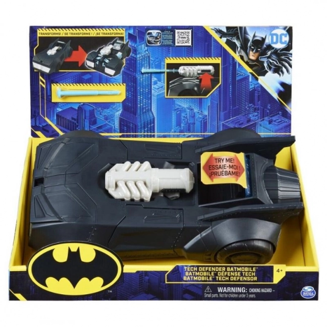 BATMAN TRANSFORMUJÍCÍ SE BATMOBILE PRO FIGURKY 10 cm